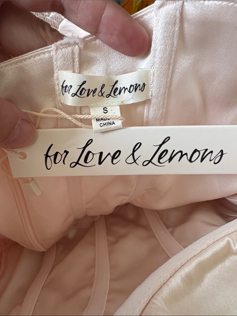 $769 NWT For Love & Lemons “Nara” Pink Tulle Dress Gown Wedding Sz Small - Picture 4 of 13